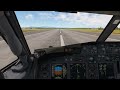 pmdg 737 900 landing. misawa japan