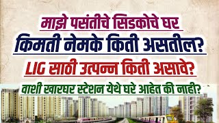 सिडको घरांच्या किंमती किती असू शकतात. What will be the cost for the Cidco Scheme.