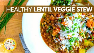 You NEED this HEALTHY LENTIL STEW for a FALL SEASON GO-TO.