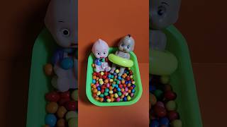 2 Bayi Mandi Coklat M\u0026M's #mnms #asmr