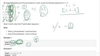 贾考博 LeetCode 60. Permutation Sequence