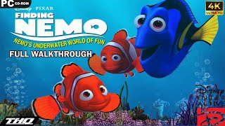 Disney Pixar Finding Nemo : Nemo's Underwater World Of Fun [PC] - Full Walkthrough - 4k UHD 60Fps