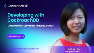 Developing with CockroachDB: Build CRUD REST APIs with CockroachDB