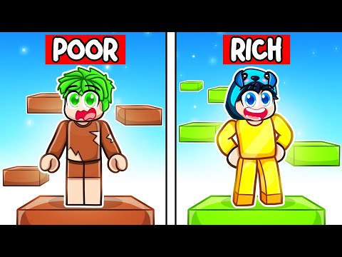 POOR vs RICH Obby in Roblox! With Crazy Fan Girl!