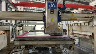 Nano crystallized glass stone production step: cutting edge