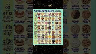July Crumbl Spoilers Crumbl Cookie 🍪 Lineup #crumblcookies #cookies #fyp #july #spoiler #crumble#yum