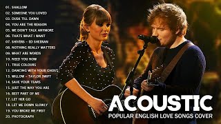 Acoustic 2023 ⧸ The Best Acoustic Covers of Popular Songs 2023 - English Love So