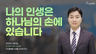 일산방주교회 수요예배 25.3.5 '나의 인생은 하나님의 손에 있습니다'