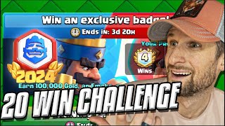 20 WIN CHALLENGE // CLASH ROYALE // CAN I WIN?