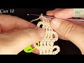 bruges lace crochet tutorial parte 1