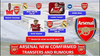 Arsenal new comfirmed transfers and rumours Winter 2023 ~ FT Trossard, Moussa Diaby & E Camavinga