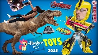 Mom & Dad in a HUGE World of Toys! Jurassic World, Transformers, Nerf, Avengers, MLP, Nerf (Hasbro)