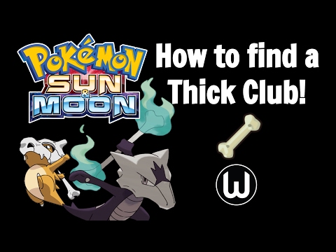 How to find Thick Club! | Pokemon Sun & Moon Guide How to find Thick Club! | Pokemon Sun & Moon Guide