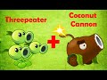 pvz 2 fusion threepeater max level using projectile from other plant plants vs zombies 2