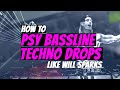 How To Make PSY BASSLINE TECHNO DROPS Like WILL SPARKS | #FLStudioTutorial