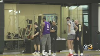 Los Angeles Lakers Hold Practice For First Time Since Kobe Bryant's Death