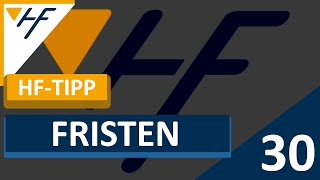 Fristen und Termine | Tipp 30