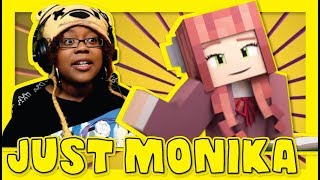 Just Monika by ZAMination Productions | Animated Music Video Reaction | AyChristene Reacts