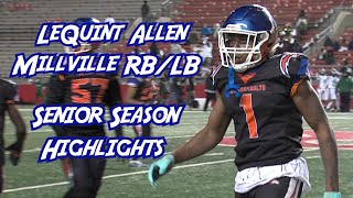 LeQuint Allen | Millville RB/LB | 2021 Senior Season Highlight Reel | Syracuse Signee