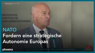 bundestagsgespräch mit Rüdiger Lucassen und Johannes Arlt zur NATO am 04.07.24