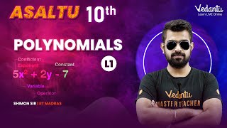 Polynomials Class 10 | Maths | Asaltu | Shimon Sir | Vedantu Master Tamil |