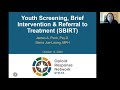 Responding to Adolescent Substance Use Through SBIRT & Peer Health Education