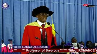 100TH INAUGURAL LECTURE