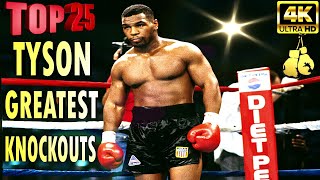 Top 25 Mike Tyson Greatest Knockouts That Will Never Be Forgotten | Highlights Full HD