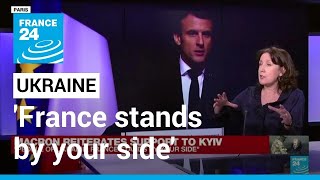 France stands by Ukraine, Macron says on one-year war anniversary • FRANCE 24 English