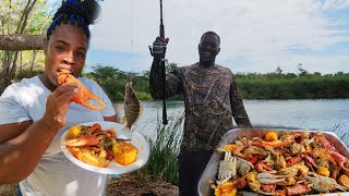 Riverside garlic butter seafood boil