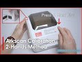 How to run label calibration for label printer via two hands (basic method, zebra compatible way)