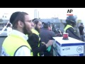 Raw: Palestinian Killed After Ramming Others