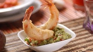 Camarones capeados - Tempura shrimp