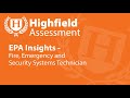 EPA Insights   Fire, Emergency and Security Systems Technician