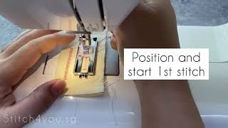 Janome 1712 Chapter 3 Sewing Buttonholes