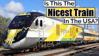 High Speed Train “The Brightline” from Miami to West Palm Beach