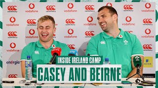 Inside Ireland Camp: Media Duty for Craig Casey and Tadhg Beirne