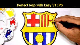 How to Draw the FC Barcelona Logo