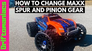 How To Change Traxxas MAXX Spur Gear And Pinion Gear