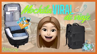 🎒RESEÑA MOCHILA VIRAL DE VIAJE ✈️ ¿Adiós Carry On? | Abrutrip