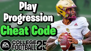 Do This Player Progression CHEAT CODE Dynasty CFB 25