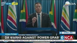 DA warns against power grab