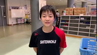 横井咲桜 意気込み｜2019世界ジュニア卓球選手権 男女日本代表選手最終選考会