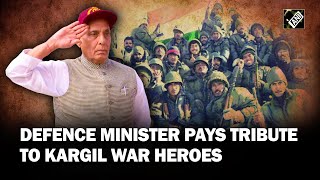 Kargil Vijay Diwas: Defence Minister, CDS, Tri-Services Chiefs pay tribute to Kargil War heroes