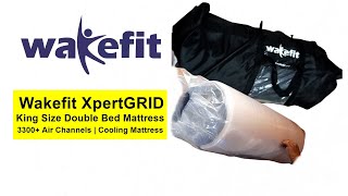 Review :- Wakefit XpertGRID King Size Double Bed Mattress | 3300+ Air Channels | Cooling Mattress.