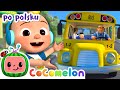 Koła w autobusie (wersja szkolna) | CoComelon po polsku 🍉🎶 Piosenki dla dzieci