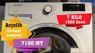 7100 MT Arçelik Yeni Çamaşır Makinesi | 7 Kilo 1000 Devir Çamaşır Makinesi |Detaylı İnceleme Videosu