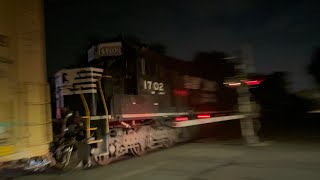 NS 4207 leads NS 10K through Manville NJ with NS 1065 S\u0026A heritage and Two NS SD45-2s! 8/26/2024