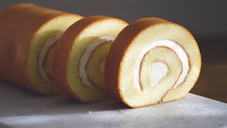 【Swiss Roll Cake | 瑞士卷】烘培教程 | 瑞士蛋糕卷做法 | How to make a Swiss Roll | 美食教程