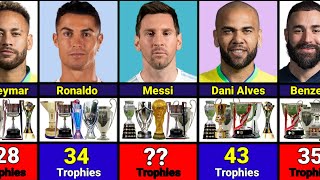 Football Players With Most Trophies in History